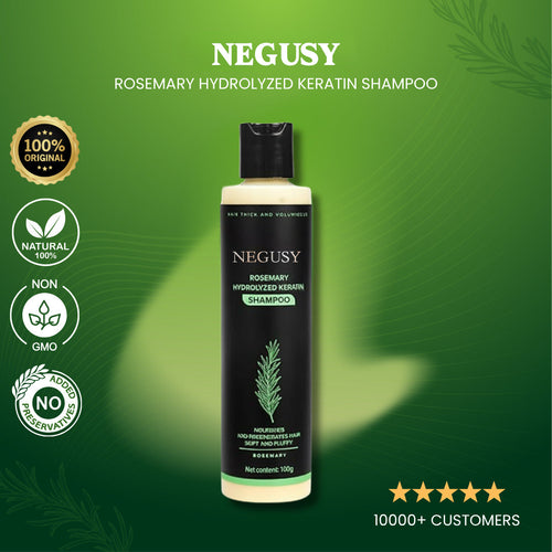 🌿 NEGUSY Rosmarin Keratin Reparatur-Shampoo für dickeres, stärkeres Haar — 🔥Reduziert Haarbruch & spare bis zu 40 % heute!