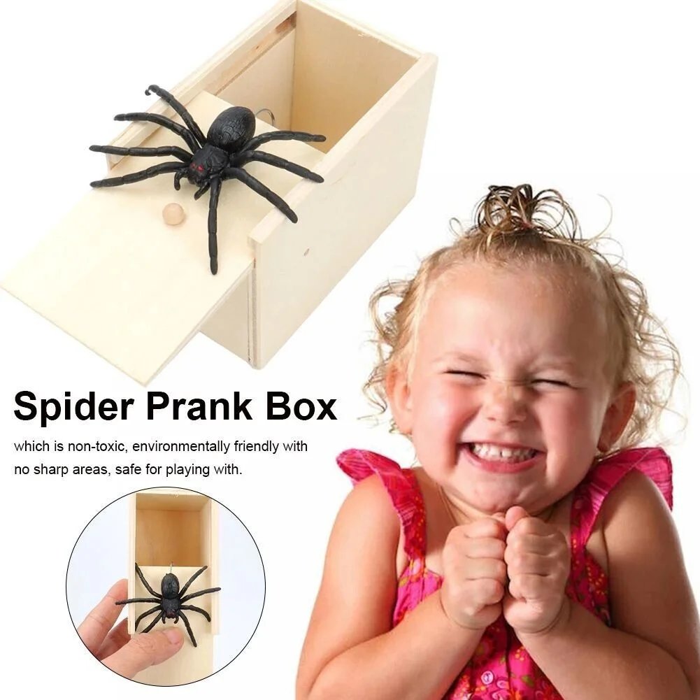 🎁Super Funny Crazy Prank Gift Spider Box