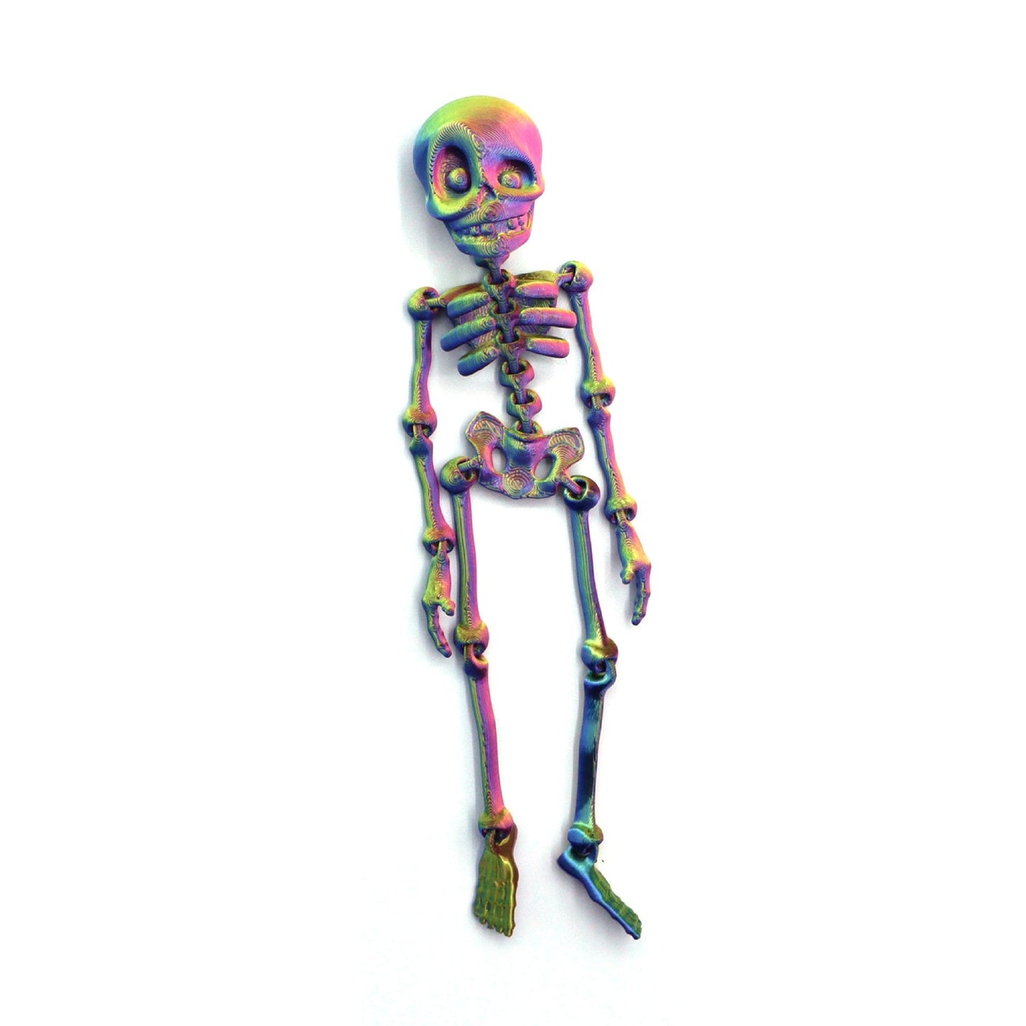 🎃 3D Printed Vintage Skeleton Magnetic Figurine