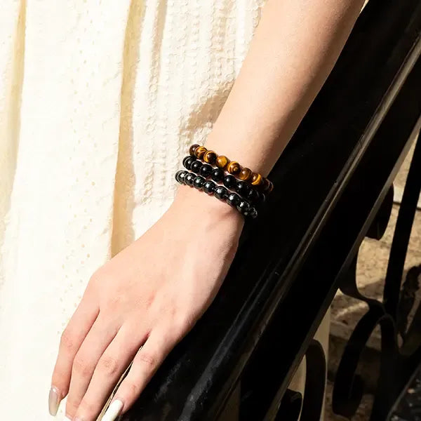 🛡️ Triple Protection Bracelet – Energy, Balance & Inner Strength